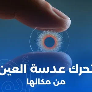 أعراض تحرك عدسة العين من مكانها بعد عملية المياه البيضاء
